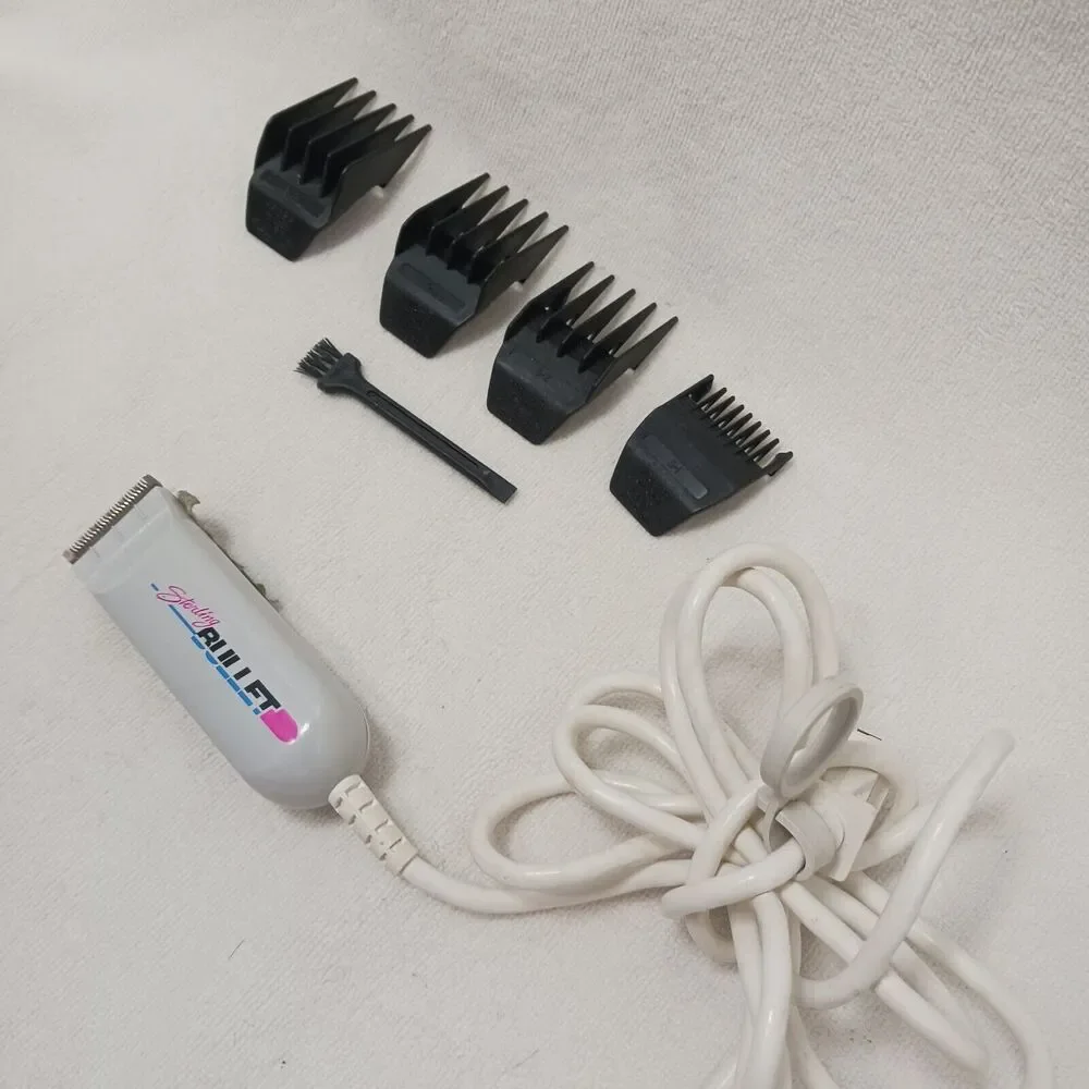 Wahl‎ Sterling Bullet Hair Trimmer 4 Attachments Cleaning Brush works EXCELLENT!